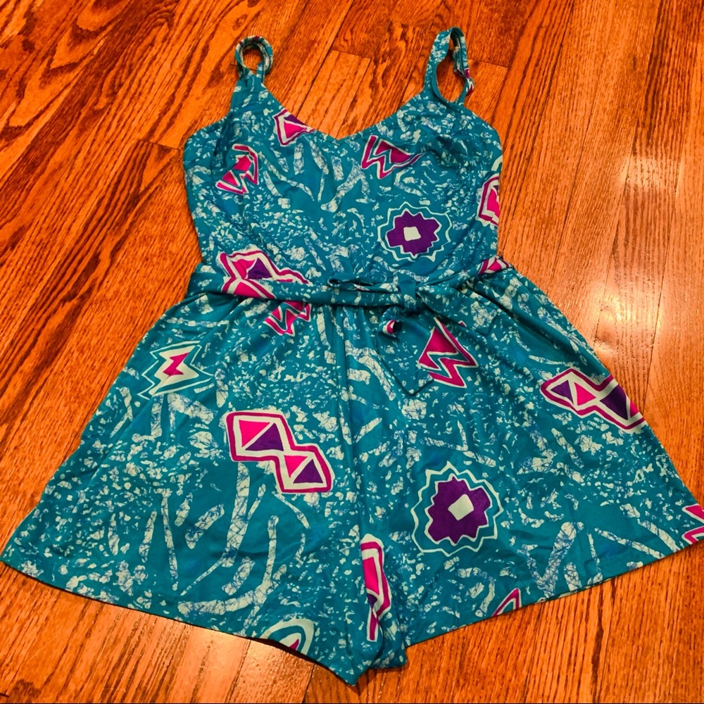 Vintage Maxine of Hollywood Swim Romper
